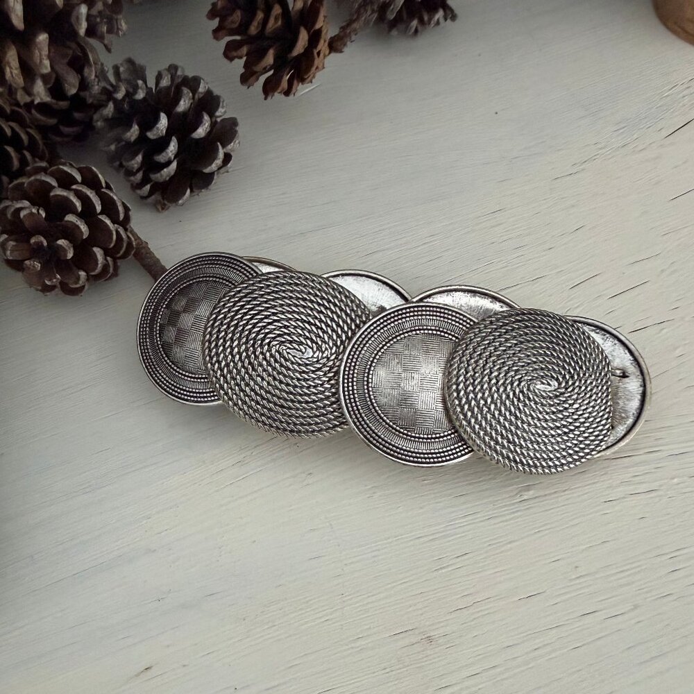 Dana Buchman Silver Tone Stretch Bracelet